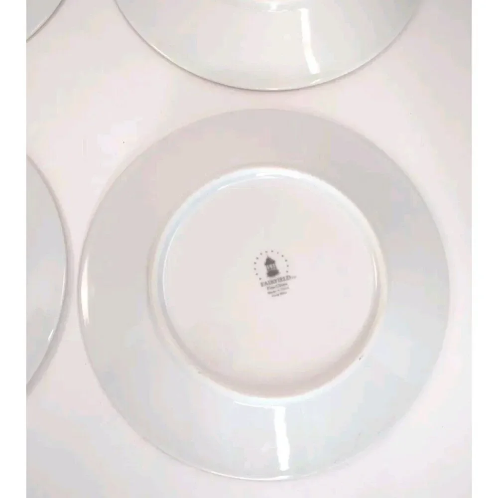 Set of 4 Fairfield Vanessa Fine China 7-3/8